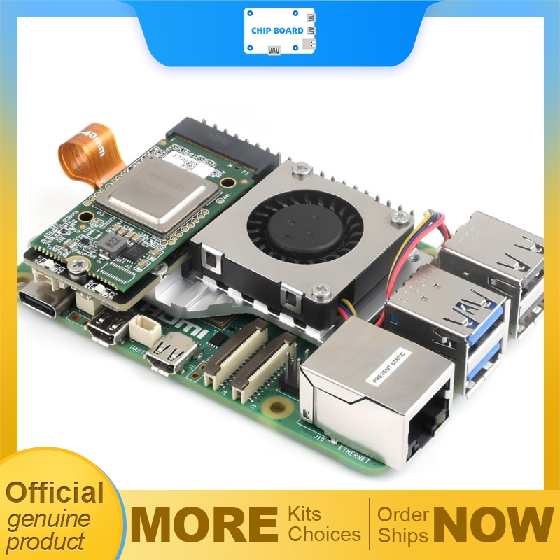 Raspberry Pi 5 8Gb - Papan adaptor Waveshare PCIe ke M.2