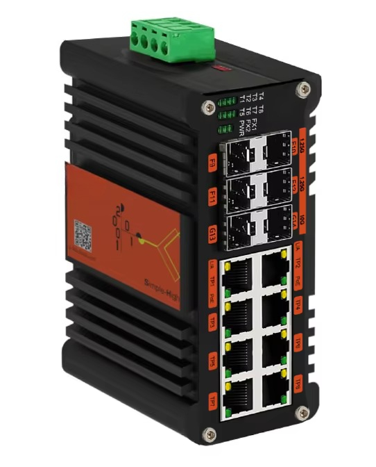 Managed Gigabit Poe Switch 8 Port 802.3At - Switch Ethernet Terkelola Industrial L2+ 8-Port