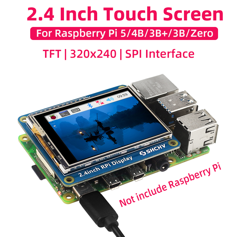 Turing Pi 2 - SHCHV Layar Sentuh 2.4 Inci untuk
