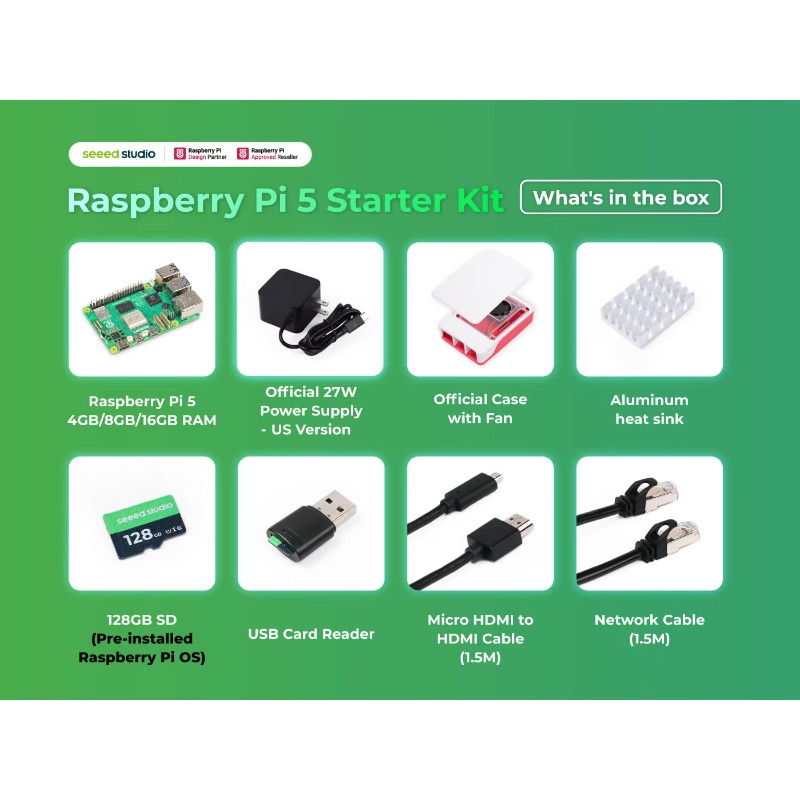 5 Starter Kit - RAM 4GB/8GB/16 - Raspberry Pi 5 8Gb ulasan dan harga
