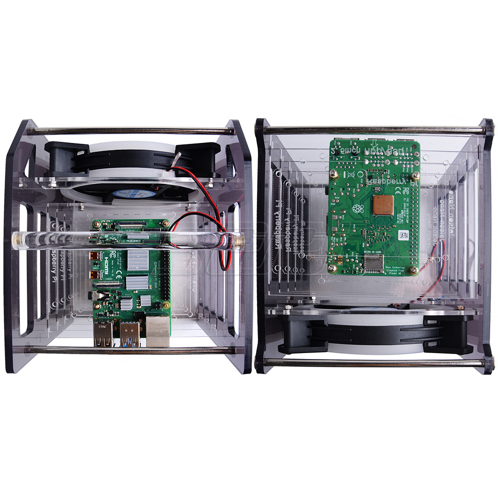 52Pi Rack Tower 4 Lapisan Casi - Deskpi Super6C ulasan dan harga