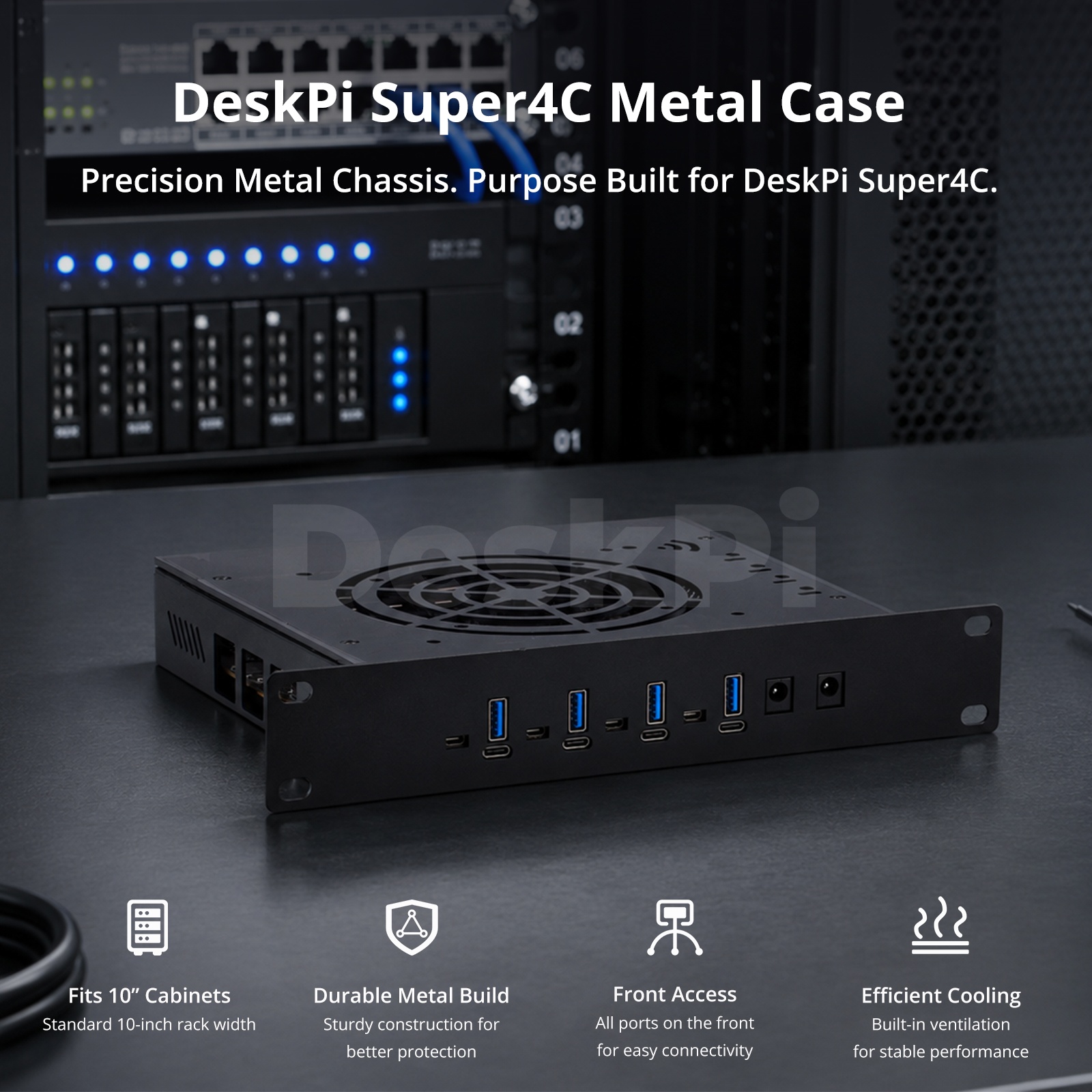 Casing Logam DeskPi untuk Papa - Deskpi Super6C ulasan dan harga