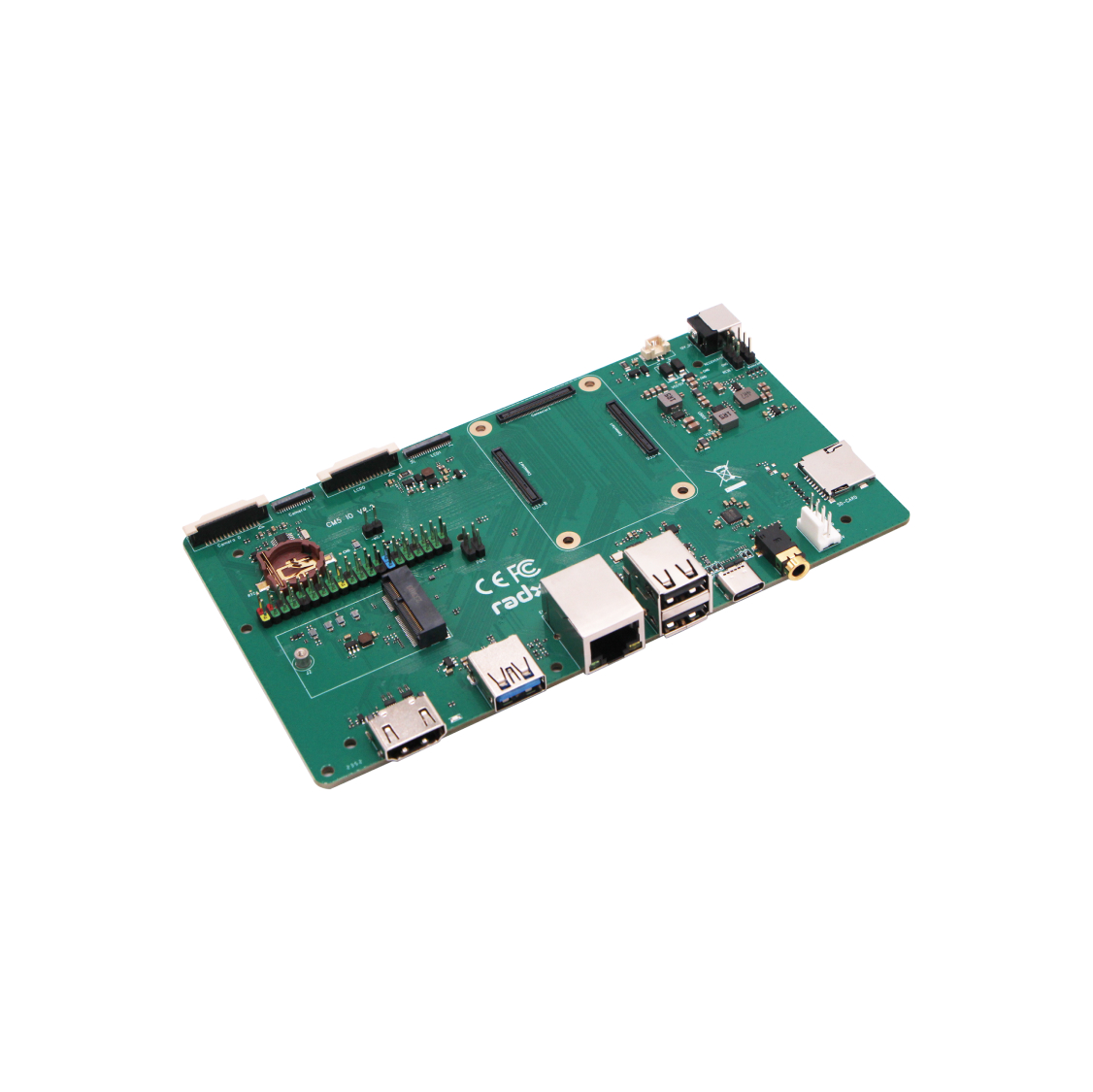 Papan IO Radxa CM5, memverifik - Deskpi Super6C ulasan dan harga