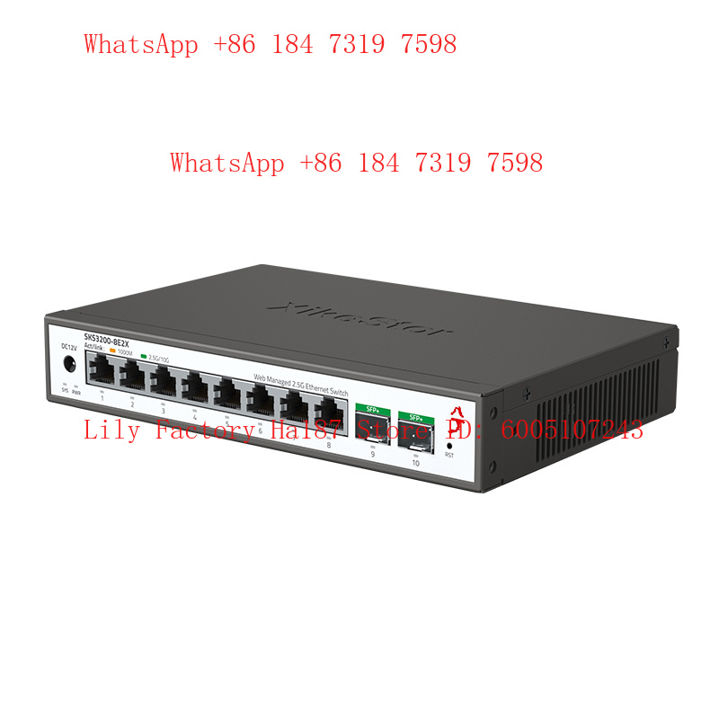 XikeStor 8*2.5G RJ45 2*10G SFP - Sfp+ 10G Managed Switch 8 Port ulasan dan harga